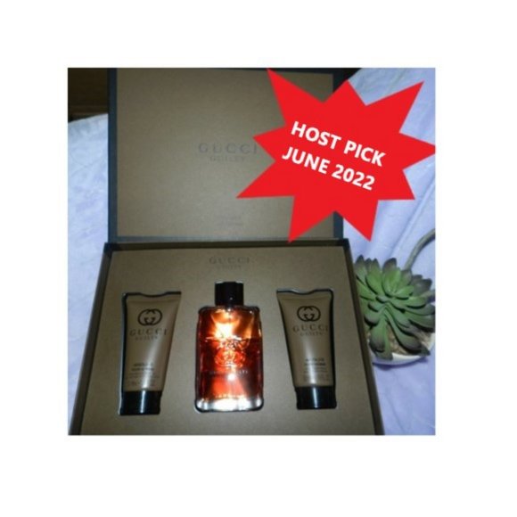 Gucci Other - GUCCI ABSOLUTE 3 PEICE EDP GIFT SET FOR MEN⭐ ORIENTAL WOODY FRAGRANCE⭐ N…